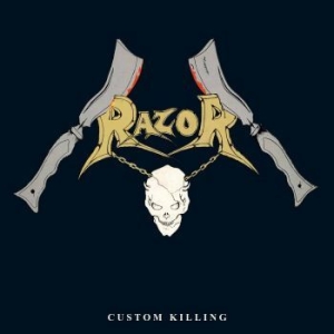 Razor - Custom Killing (Transparent Vinyl) i gruppen VINYL / Nyheter / Hårdrock/ Heavy metal hos Bengans Skivbutik AB (3597163)
