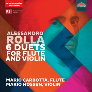 Rolla Alessandro - 6 Duets For Flute And Violin i gruppen Externt_Lager / Naxoslager hos Bengans Skivbutik AB (3597458)