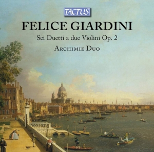 Giardini Felice - Sei Duetti A Due Violini Op. 2 i gruppen Externt_Lager / Naxoslager hos Bengans Skivbutik AB (3597480)