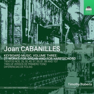 Cabanilles Joan - Keyboard Music, Vol. 3 i gruppen Externt_Lager / Naxoslager hos Bengans Skivbutik AB (3597483)