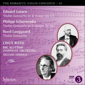 Lassen Eduard Scharwenka Philipp - Romantic Violin Concerto, Vol. 22 i gruppen CD hos Bengans Skivbutik AB (3602765)