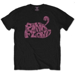 Pink Floyd - Pink Floyd Men's Tee: Swirl Logo i gruppen ÖVRIGT / BW-T-shirts hos Bengans Skivbutik AB (3619734)