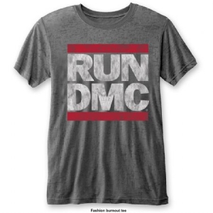 Run Dmc - Vtge Logo Bo Char T-Shirt i gruppen MERCHANDISE / T-shirt / Hip Hop-Rap hos Bengans Skivbutik AB (3619735r)