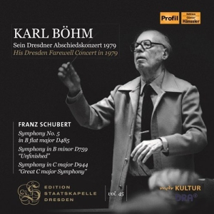 Schubert Franz - Karl Böhm: His Dresden Farewell Con i gruppen Externt_Lager / Naxoslager hos Bengans Skivbutik AB (3623932)