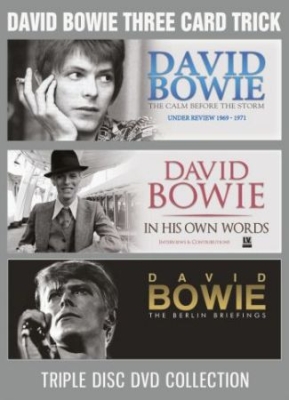 Bowie David - Three Card Trick (3 Dvd Documentary i gruppen ÖVRIGT / Musik-DVD & Bluray hos Bengans Skivbutik AB (3624445)