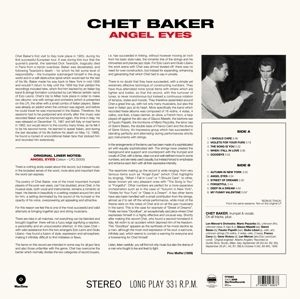 Baker Chet - Angel Eyes -Bonus Tr/Hq- i gruppen VINYL / Kommande / Jazz/Blues hos Bengans Skivbutik AB (3624590)