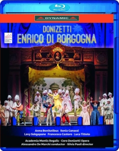 Donizetti Gaetano - Enrico Di Borgogna (Blu-Ray) i gruppen MUSIK / Musik Blu-Ray / Klassiskt hos Bengans Skivbutik AB (3637470)