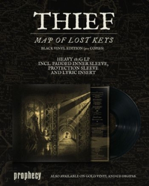 Thief - Map Of Lost Keys (Black Vinyl) i gruppen VINYL / Hårdrock/ Heavy metal hos Bengans Skivbutik AB (3637837)