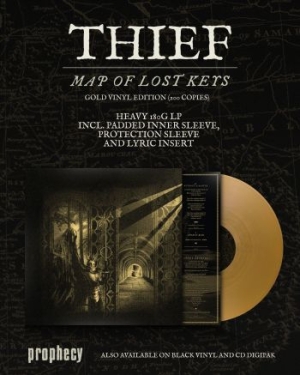 Thief - Map Of Lost Keys (Gold Vinyl) i gruppen VINYL / Hårdrock/ Heavy metal hos Bengans Skivbutik AB (3637838)
