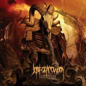 Job For A Cowboy - Genesis Ri (Orange-Brown Marbled Vi i gruppen VINYL / Hårdrock hos Bengans Skivbutik AB (3643001)