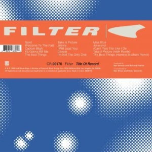 Filter - Title Of Record i gruppen CD / Rock hos Bengans Skivbutik AB (3643050)