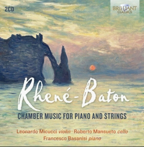 Rhené-Baton - Chamber Music For Piano And Strings i gruppen Externt_Lager / Naxoslager hos Bengans Skivbutik AB (3645513)