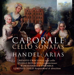 Caporale Andrea Handel G F - Cello Sonatas & Arias i gruppen Externt_Lager / Naxoslager hos Bengans Skivbutik AB (3645556)