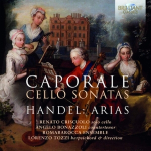 Caporale Andrea Handel G F - Cello Sonatas & Arias i gruppen Externt_Lager / Naxoslager hos Bengans Skivbutik AB (3645556)