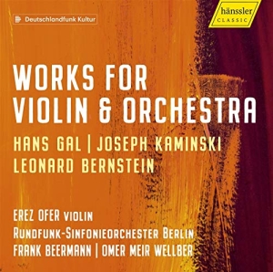Bernstein Leonard Gál Hans Kami - Violin Concertos i gruppen Externt_Lager / Naxoslager hos Bengans Skivbutik AB (3651173)