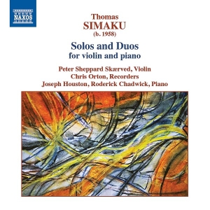 Simaku Thomas - Solos And Duos For Violin And Piano i gruppen Externt_Lager / Naxoslager hos Bengans Skivbutik AB (3651189)