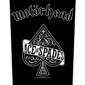 Motorhead - Ace Of Spades -Back Patch: i gruppen ÖVRIGT / Merch Tygmärke hos Bengans Skivbutik AB (3655627)