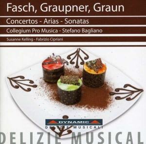Fasch / Grupner / Graun - Concertos - Arias - Sonatas i gruppen Externt_Lager / Naxoslager hos Bengans Skivbutik AB (3658285)