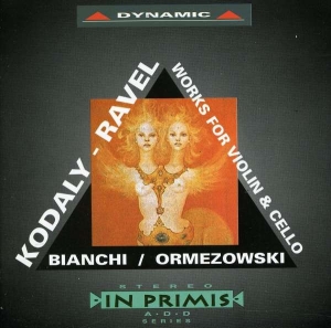 Kodaly / Ravel - Works For Violin And Cello i gruppen Externt_Lager / Naxoslager hos Bengans Skivbutik AB (3659729)