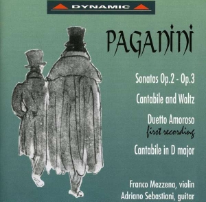 Paganini - Sonatas For Violin And Guitar i gruppen Externt_Lager / Naxoslager hos Bengans Skivbutik AB (3661522)