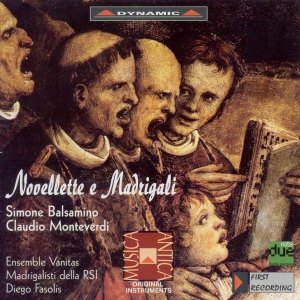 Balsamino / Monteverdi - Novellette E Madrigali i gruppen Externt_Lager / Naxoslager hos Bengans Skivbutik AB (3661542)