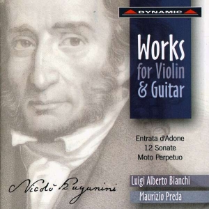 Paganini - Works For Violin And Guitar i gruppen Externt_Lager / Naxoslager hos Bengans Skivbutik AB (3662190)