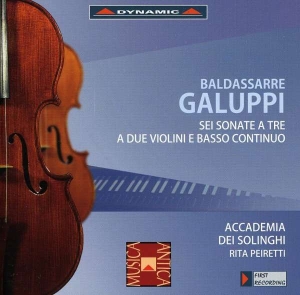 Galuppi - Sei Sonate A Due Violino i gruppen Externt_Lager / Naxoslager hos Bengans Skivbutik AB (3662217)