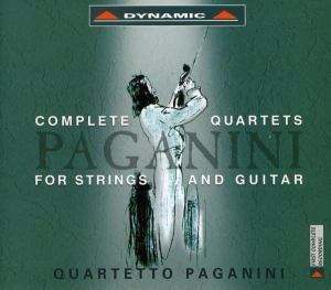 Paganini - The 15 Quartets For Strings And Gui i gruppen Externt_Lager / Naxoslager hos Bengans Skivbutik AB (3662928)