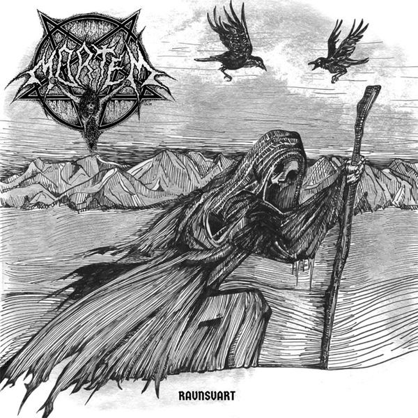 Mortem - Ravnsvart (Vinyl Lp) i gruppen VINYL / Hårdrock/ Heavy metal hos Bengans Skivbutik AB (3662990)