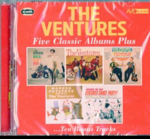 Ventures - Five Classic Albums Plus i gruppen CD / Pop-Rock hos Bengans Skivbutik AB (3664700)