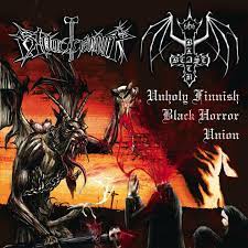 Black Beast/Bloodhammer - Unholy Finnish Blck Horror Union i gruppen Hårdrock/ Heavy metal hos Bengans Skivbutik AB (3664784)
