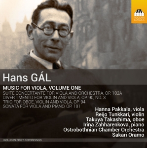 Gál Hans - Music For Viola, Vol. 1 i gruppen Externt_Lager / Naxoslager hos Bengans Skivbutik AB (3666020)