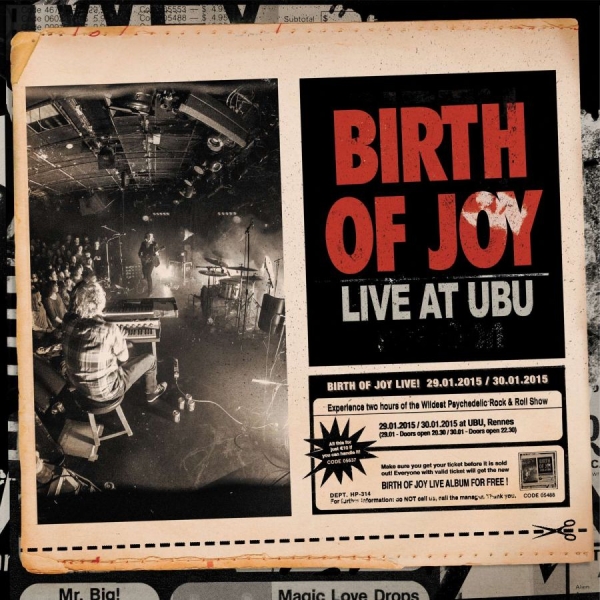Birth Of Joy - Live At Ubu i gruppen CD / Toppsäljare hos Bengans Skivbutik AB (3669331)