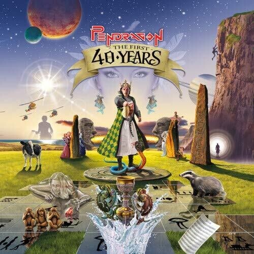Pendragon - First 40 Years Box (+Bok) i gruppen CD / Rock hos Bengans Skivbutik AB (3669368)