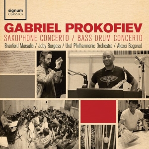 Prokofiev Gabriel - Saxophone Concerto, Bass Drum Conce i gruppen Externt_Lager / Naxoslager hos Bengans Skivbutik AB (3671830)