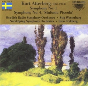 Atterberg Kurt - Symphonies 1 & 4 Sinfonia Piccol i gruppen Externt_Lager / Naxoslager hos Bengans Skivbutik AB (3674755)