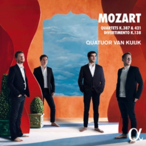 Mozart W A - Quartets K.387 & 421 , Divertimento i gruppen Externt_Lager / Naxoslager hos Bengans Skivbutik AB (3676720)