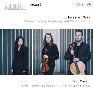 Shostakovich Dmitri Weinberg Mie - Echoes Of War: Piano Trios i gruppen Externt_Lager / Naxoslager hos Bengans Skivbutik AB (3676755)
