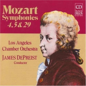 Mozart Wolfgang Amadeus - Symphonies 4 5 And 29 i gruppen Externt_Lager / Naxoslager hos Bengans Skivbutik AB (3677258)