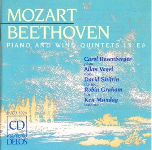 Mozart Wolfgang Amadeus Beethoven - Quintets For Piano And Winds i gruppen Externt_Lager / Naxoslager hos Bengans Skivbutik AB (3677358)