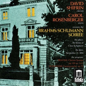 Brahms Johannes Schumann Robert - Sonatas For Clarinet And Piano i gruppen Externt_Lager / Naxoslager hos Bengans Skivbutik AB (3677359)