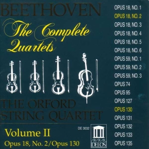 Beethoven Ludwig Van - String Quartets Vol Ii i gruppen Externt_Lager / Naxoslager hos Bengans Skivbutik AB (3677366)