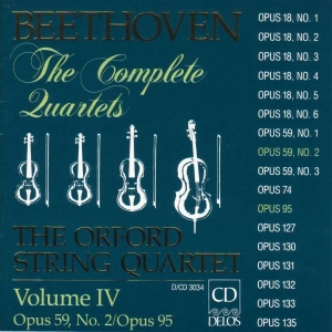 Beethoven Ludwig Van - String Quartets Vol Iv i gruppen Externt_Lager / Naxoslager hos Bengans Skivbutik AB (3677368)