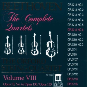 Beethoven Ludwig Van - String Quartets Vol Viii i gruppen Externt_Lager / Naxoslager hos Bengans Skivbutik AB (3677372)