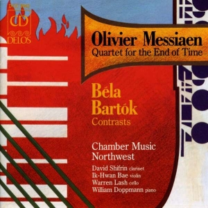 Messiaen Olivier Bartok Bela - Quartet For The End Of Time Contra i gruppen Externt_Lager / Naxoslager hos Bengans Skivbutik AB (3677375)