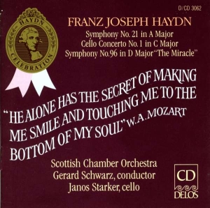 Haydn Franz Joseph - Symphonies 21 & 96 Cello Concerto i gruppen Externt_Lager / Naxoslager hos Bengans Skivbutik AB (3677388)