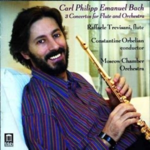 Bach Cpe - Three Concertos For Flute & Orchest i gruppen Externt_Lager / Naxoslager hos Bengans Skivbutik AB (3677548)