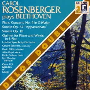 Beethoven Ludwig Van - Rosenberger Plays Beethoven i gruppen Externt_Lager / Naxoslager hos Bengans Skivbutik AB (3677607)