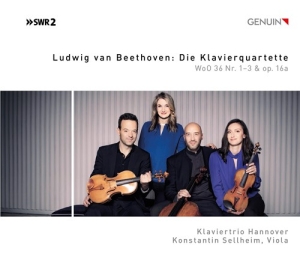 Beethoven Ludwig Van - Piano Quartets Woo 36 & Op 16A i gruppen Externt_Lager / Naxoslager hos Bengans Skivbutik AB (3704305)