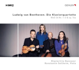 Beethoven Ludwig Van - Piano Quartets Woo 36 & Op 16A i gruppen Externt_Lager / Naxoslager hos Bengans Skivbutik AB (3704305)